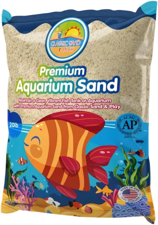 Natural Aquarium Sand for Freshwater and Saltwater Tanks