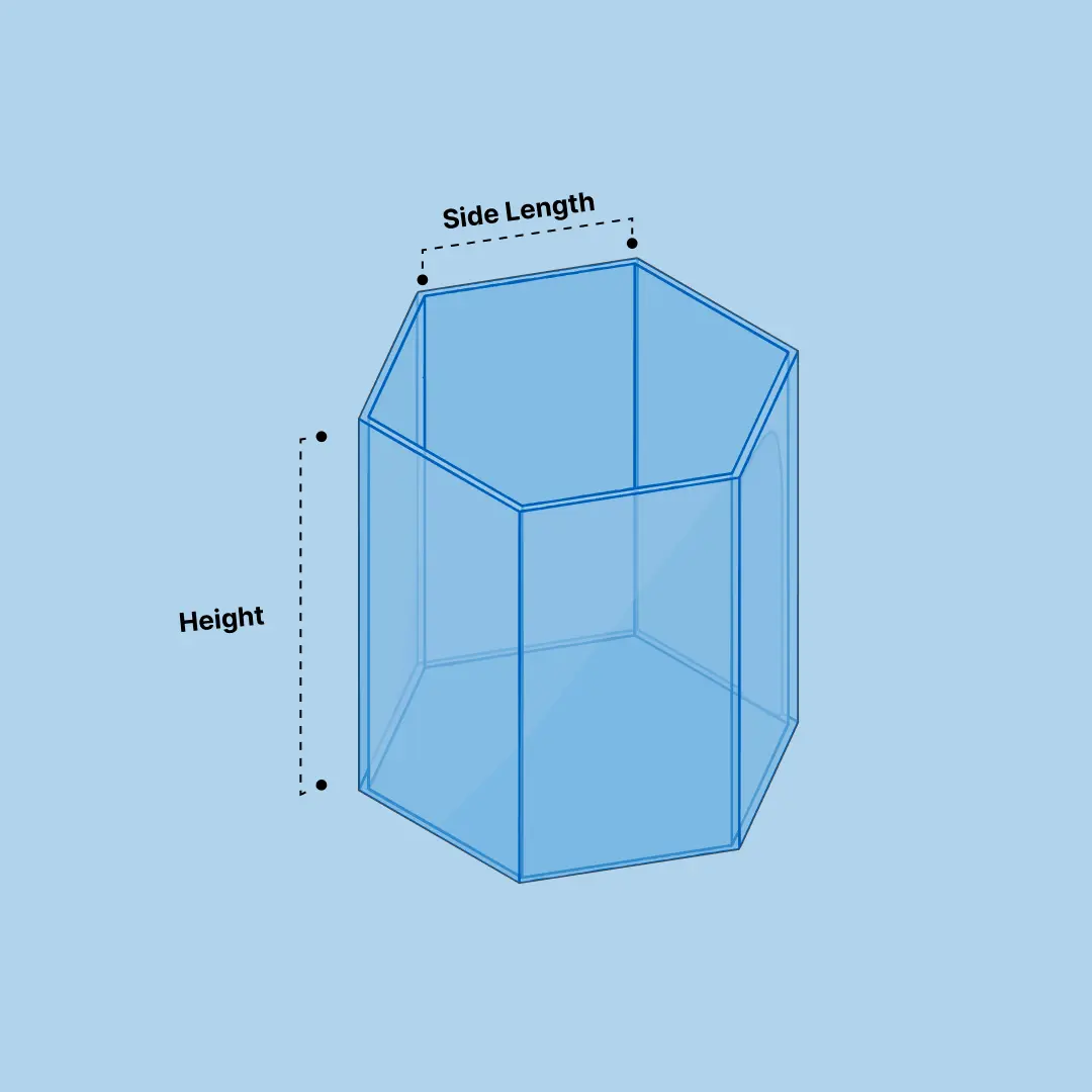 Hexagon shaped Aquarium Diagram